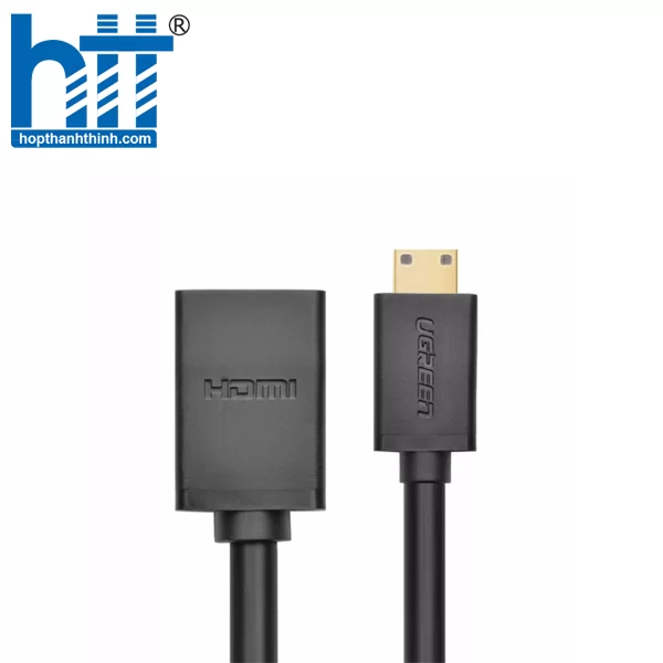 Ugreen 20137 Màu Đen Đầu chuyển đổi Mini HDMI sang HDMI âm 20137 20020137