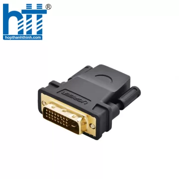 Ugreen 20124 Màu Đen Đầu chuyển đổi DVI 24 + 1 sang HDMI âm 20124 20020124