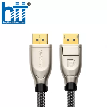 Ugreen 30119 1.5M Màu Đen Cáp 2 Đầu Displayport V1.2 cao cấp hỗ trợ 4K*2K 60GHz DP107 20030119