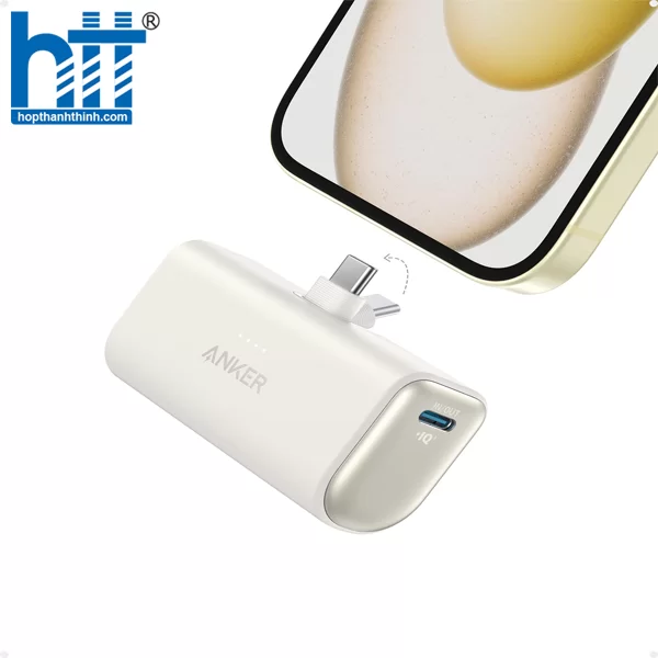 Pin Dự Phòng Anker Nano 5000 22.5W (Built-In USB-C Connector) - A1653 Gold