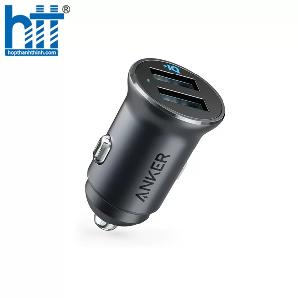 Tẩu Sạc ô tô Anker 2 Cổng PowerDrive 2 Alloy Metal - A2727