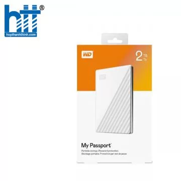 Ổ CỨNG DI ĐỘNG 2TB 2.5 INCH WD MY PASSPORT WDBYVG0020BWT-WESN USB 3.2 MÀU TRẮNG