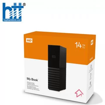 Ổ CỨNG GẮN NGOÀI 14TB WD MY BOOK 3.5 INCH - WDBBGB0140HBK-SESN