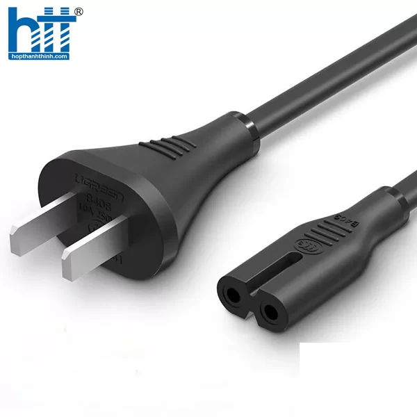 Ugreen 40313 1.5M Màu Đen Dây nguồn sạc số 8 CD159 20040313