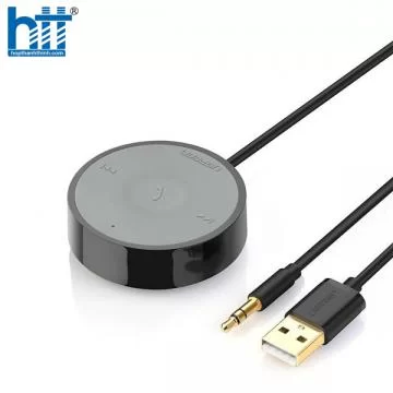 Bộ kết nối Bluetooth âm thanh 4.2 Ugreen 40760 hỗ trợ aptX kết nối điện thoại trên Ô tô