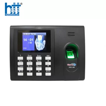 Máy chấm công vân tay, thẻ cảm ứng và pin lưu điện WISE EYE WSE-269