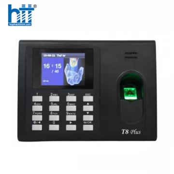 MÁY CHẤM CÔNG VÂN TAY + THẺ CẢM ỨNG+ PIN LƯU ĐIỆN RONALD JACK T8Plus