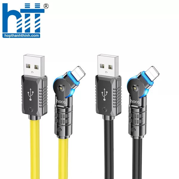 Cáp dữ liệu sạc xoay U118 iP Triumph