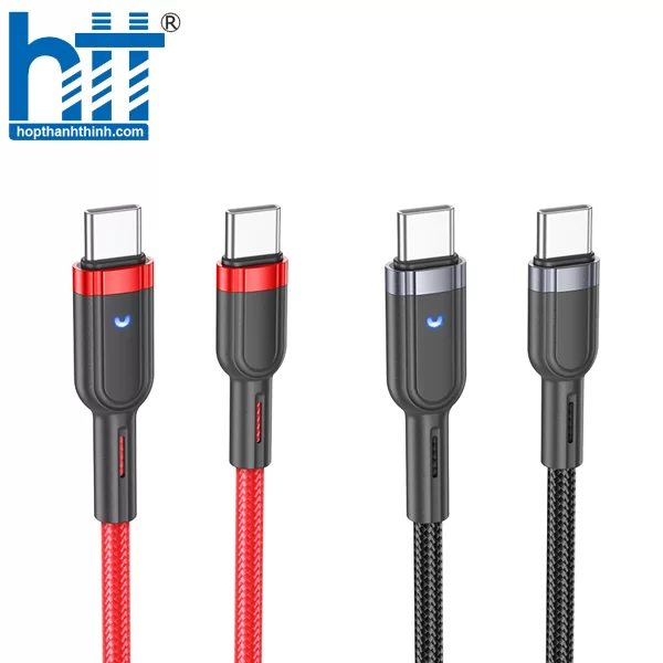 Cáp sạc nhanh tự ngắt thông minh U117 Type-C to Type-C