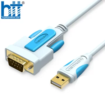 Cáp chuyển đổi USB 2.0 to RS232 9 chân dương dài 2m Vention - VAS-C02-S200