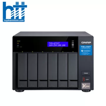 Thiết bị lưu trữ NAS QNAP 6 bay TVS-672XT-i3-8G