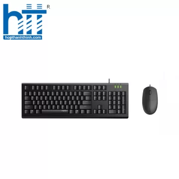 BỘ BÀN PHÍM CHUỘT CÓ DÂY RAPOO X125S BLACK