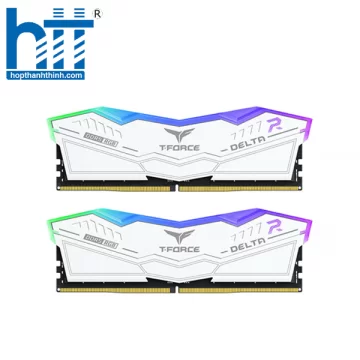 RAM TeamGroup T-Force Delta RGB 24GB (2x12GB) DDR5 7200MHz White