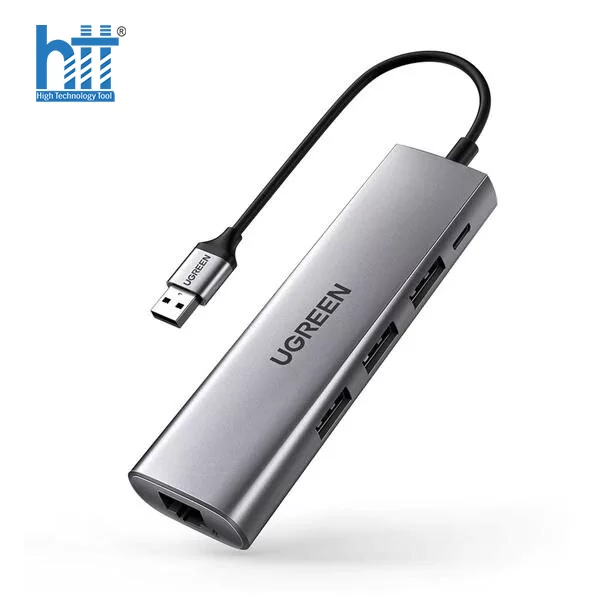 Bộ Hub chia USB 3.0 ra 3 cổng USB 3.0 + Lan Gigabit 1000Mbps Ugreen 20915
