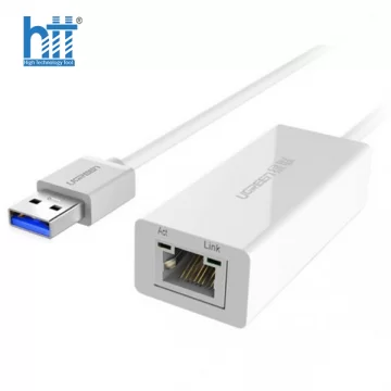Cáp chuyển USB 3.0 to Lan hỗ trợ 10/100/1000 Mbps chính hãng Ugreen UG-20255