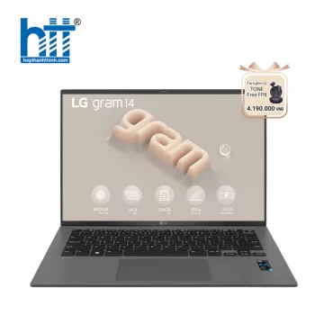 Laptop LG Gram 2023 14Z90R-G.AH53A5 (Core i5-1340P | 16GB | 256GB | Intel Iris Xe | 14 inch WUXGA | Win 11 | Grey)