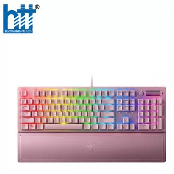 Bàn phím Razer Blackwidow V3 Green Switch Hồng (Quartz) 