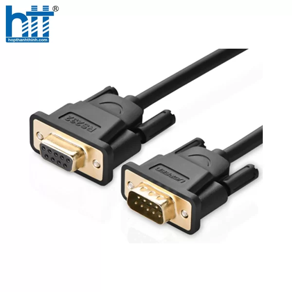 Ugreen 60310 1.5M Màu Xám Cáp tín hiệu nối dài COM RS232 2 đầu âm dài 1.5M DB102 20060310