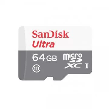 Thẻ nhớ Micro SD 64GB Sandisk Ultra SDSQUNR-064G-GN3MN 100Mb/s