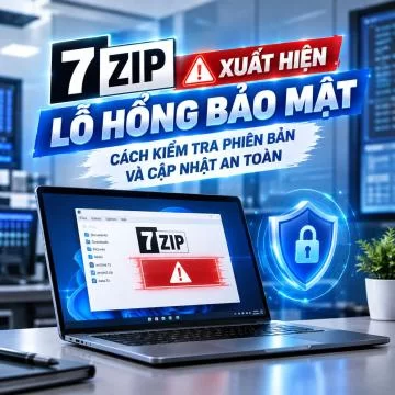 7-Zip xuất hiện lỗ hổng bảo mật: Cách kiểm tra phiên bản và cập nhật an toàn