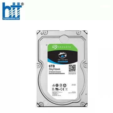 Ổ CỨNG HDD SEAGATE SKYHAWK 6TB 3.5 INCH, 5400RPM, SATA, 256MB CACHE (ST6000VX001)