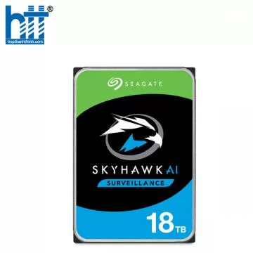 Ổ CỨNG HDD SEAGATE SKYHAWK AI 18TB 3.5 INCH, 7200RPM, SATA, 256MB CACHE (ST18000VE002)