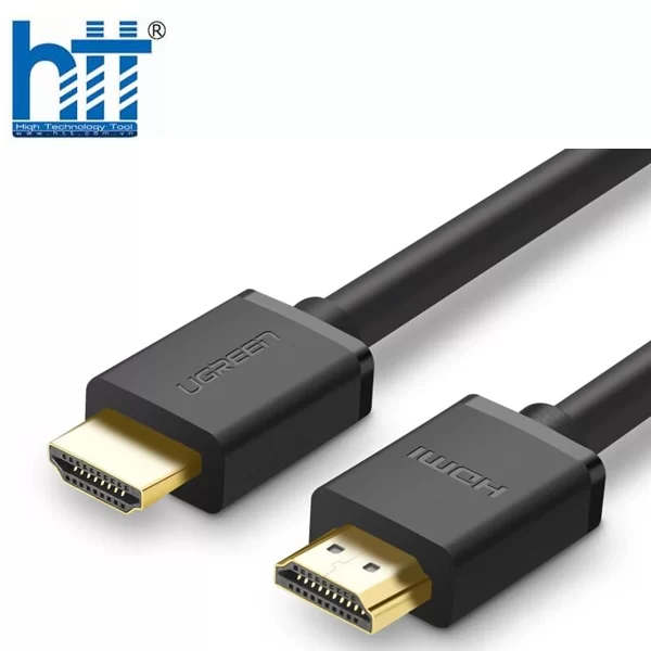 Cáp HDMI 1.5m Ugreen 60820 màu Đen trơn chuẩn 1.4 hỗ trợ phân giải 4K * 2K