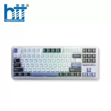 AULA F87 BÀN PHÍM CƠ GAMING CÓ DÂY (Phiên bản đen + trắng + xanh dương/Grey Wood V3 switch)