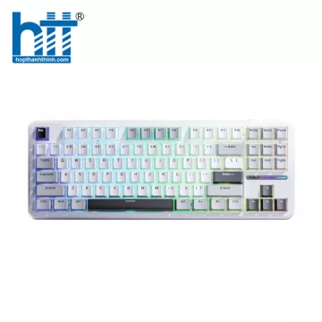 AULA F87 BÀN PHÍM CƠ GAMING 3 MODE (Phiên bản Xám + Trắng + Xám đậm/ Grey wood switch)