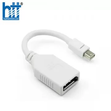 Ugreen 10445 20CM màu Trắng Cáp chuyển đỗi Mini DP sang DisplayPort cao cấp 10445 20010445