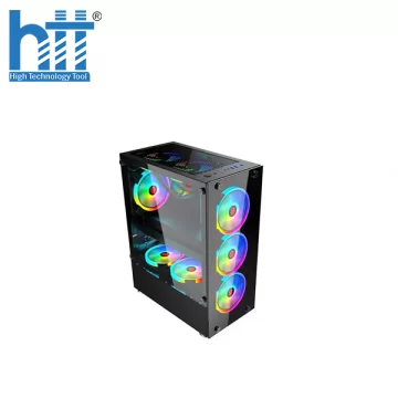 Vỏ case Xtech Gaming F8 - 4 fan RGB