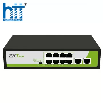 Switch PoE 8 cổng 10/100Mbps ZKTeco PE082-120-C