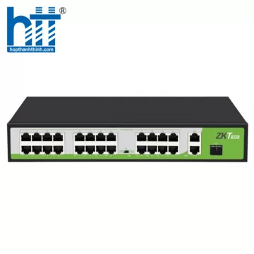 Switch PoE 24 cổng 10/100Mbps ZKTeco PE242-300-C