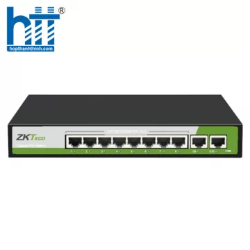 8-Port 10/100Mbps PoE Switch ZKTeco PE082-120-C