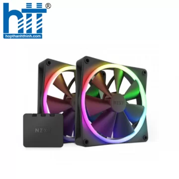 Fan Case NZXT F140 RGB Twin Pack - Black (RF-R14DF-B1) 