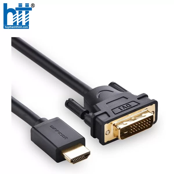 Ugreen 11150 1.5M màu Đen Cáp chuyển đổi HDMI sang DVI 24 + 1 thuần đồng HD106 20011150