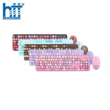 COMBO BÀN PHÍM VÀ CHUỘT KHÔNG DÂY AULA AC306