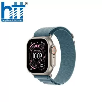 Apple Watch Ultra 3 GPS 5G 49mm Viền Titan dây Alpine – Large (Titan Tự nhiên – Dây xanh) MEWP4SA/A