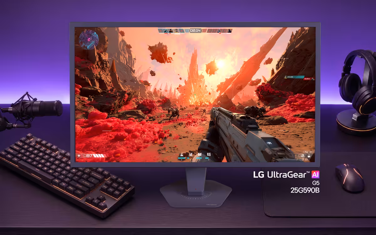 LG UltraGear 25G590B: Đột phá tần số quét 1000Hz cho game thủ chuyên nghiệp