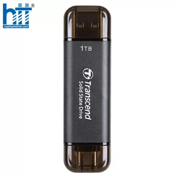 Ổ CỨNG DI ĐỘNG PORTABLE SSD 1TB TRANSCEND ESD310C MÀU ĐEN