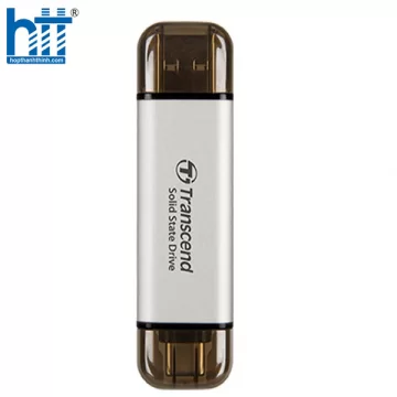 Ổ CỨNG DI ĐỘNG PORTABLE SSD 512GB TRANSCEND ESD310S MÀU BẠC