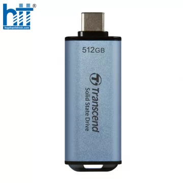 Ổ CỨNG DI ĐỘNG PORTABLE SSD 512GB TRANSCEND ESD300C MÀU XANH BLUE