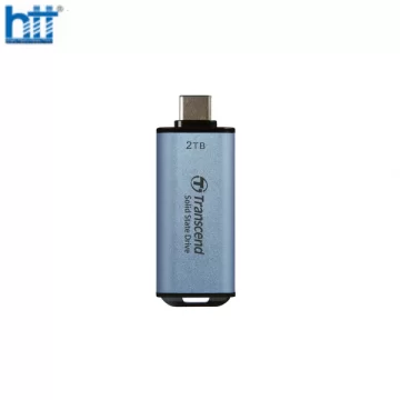 Ổ CỨNG DI ĐỘNG PORTABLE SSD 2TB TRANSCEND ESD300C MÀU XANH BLUE