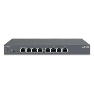 Switch PoE EnGenius ECS1008P Cloud Managed Gigabit 55W 8 Port