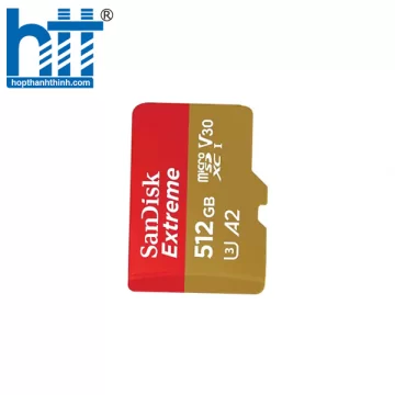 Thẻ nhớ Micro SDXC Sandisk Extreme V30 A2 190MB/s 512GB