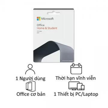 Phần mềm Office Home and Student 2021 English APAC EM Medialess (79G-05387)- FULL PACK