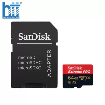 Thẻ nhớ Micro SDXC Sandisk 64GB Extreme Pro