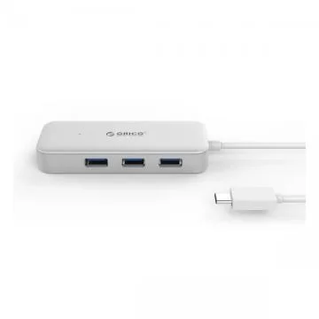 Bộ Chia/Hub USB Orico TC4U-U3-SV Từ Type C ra 4 Cổng USB 3.0