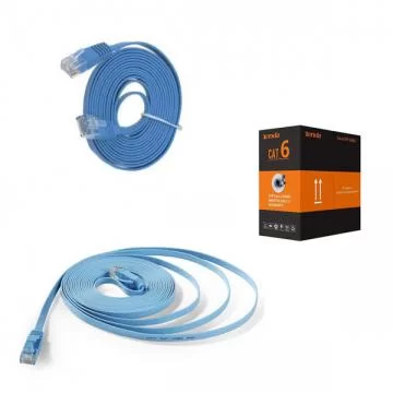 Cáp UTP Vcom Cat6 flat (10m)
