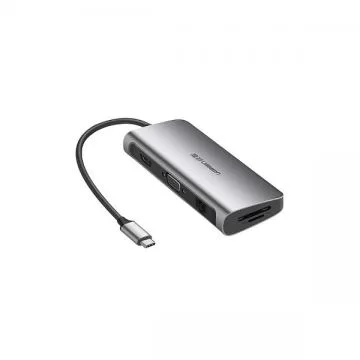 Cáp chuyển đổi từ TypeC sang HDMI + VGA + LAN + USB 3.1 Ugreen 40873